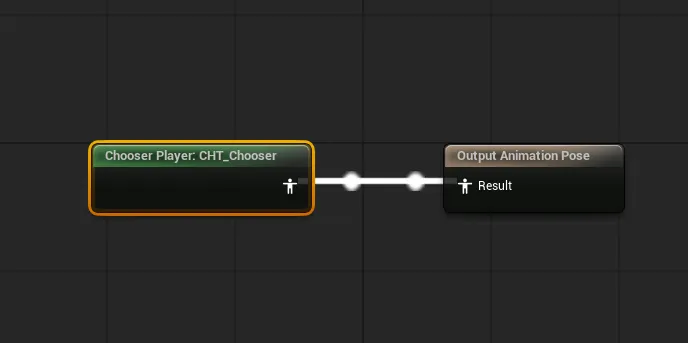 Fig 7. AnimBP State 안의 Chooser Player 노드