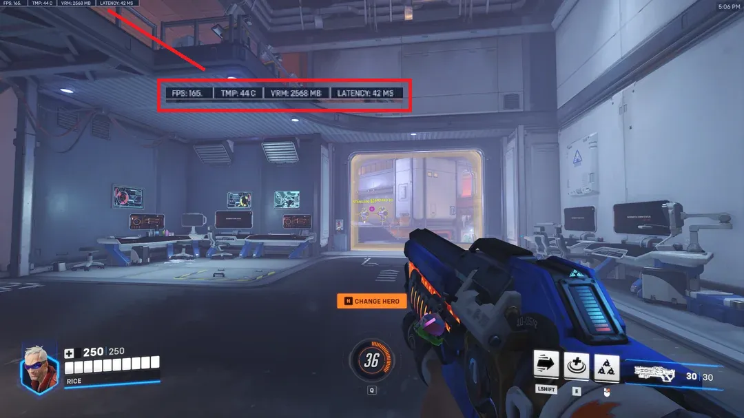 오버워치 FPS HUD Fig10